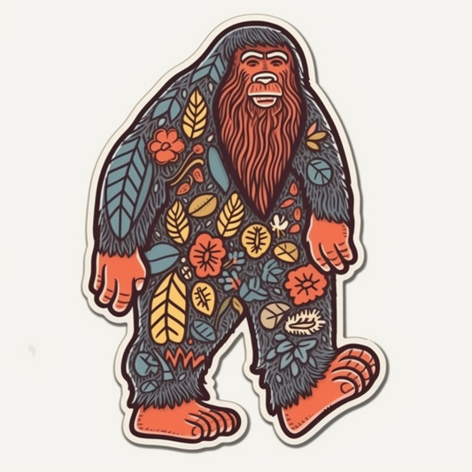 Big Foot Vinyl Decal Sticker for Car, Laptop, Tumbler and more # 006817