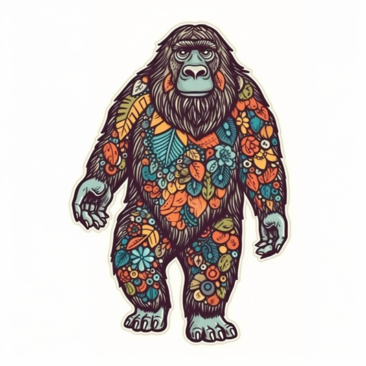 Big Foot Vinyl Decal Sticker for Car, Laptop, Tumbler and more # 006819