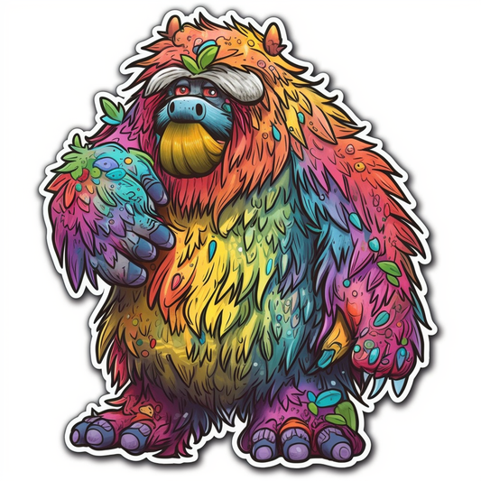 Big Foot Vinyl Decal Sticker for Car, Laptop, Tumbler and more # 006830