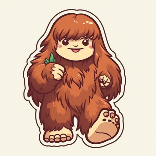 Big Foot Vinyl Decal Sticker for Car, Laptop, Tumbler and more # 006826