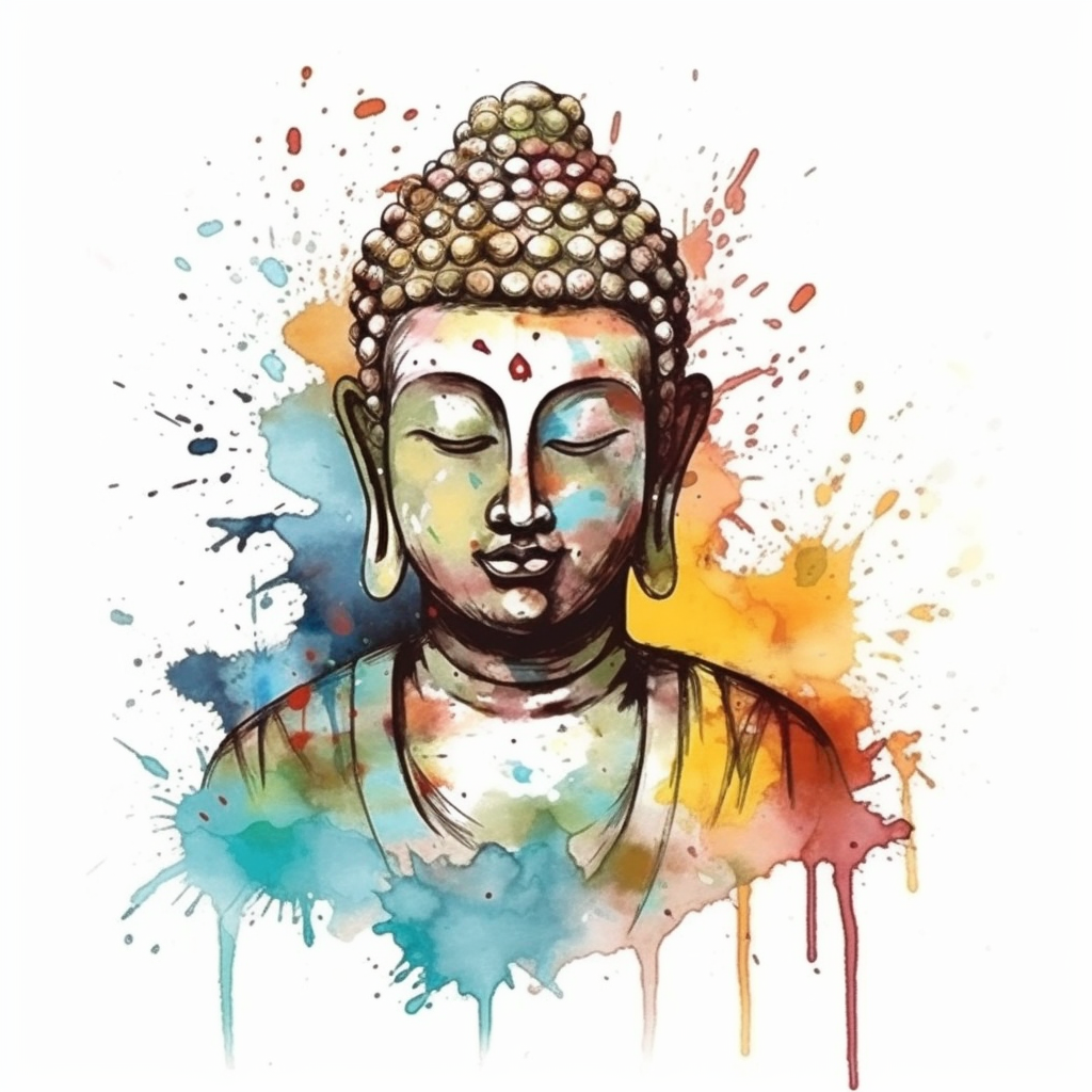 Buddha Vinyl Decal Sticker for Car, Laptop, Tumbler and more # 0010181