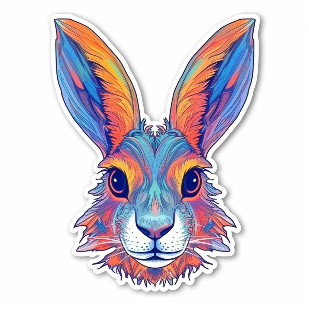 Cute and adorable Bunny Rabbit Vinyl Decal Sticker for Car, Laptop, Tumbler and more # 0010876
