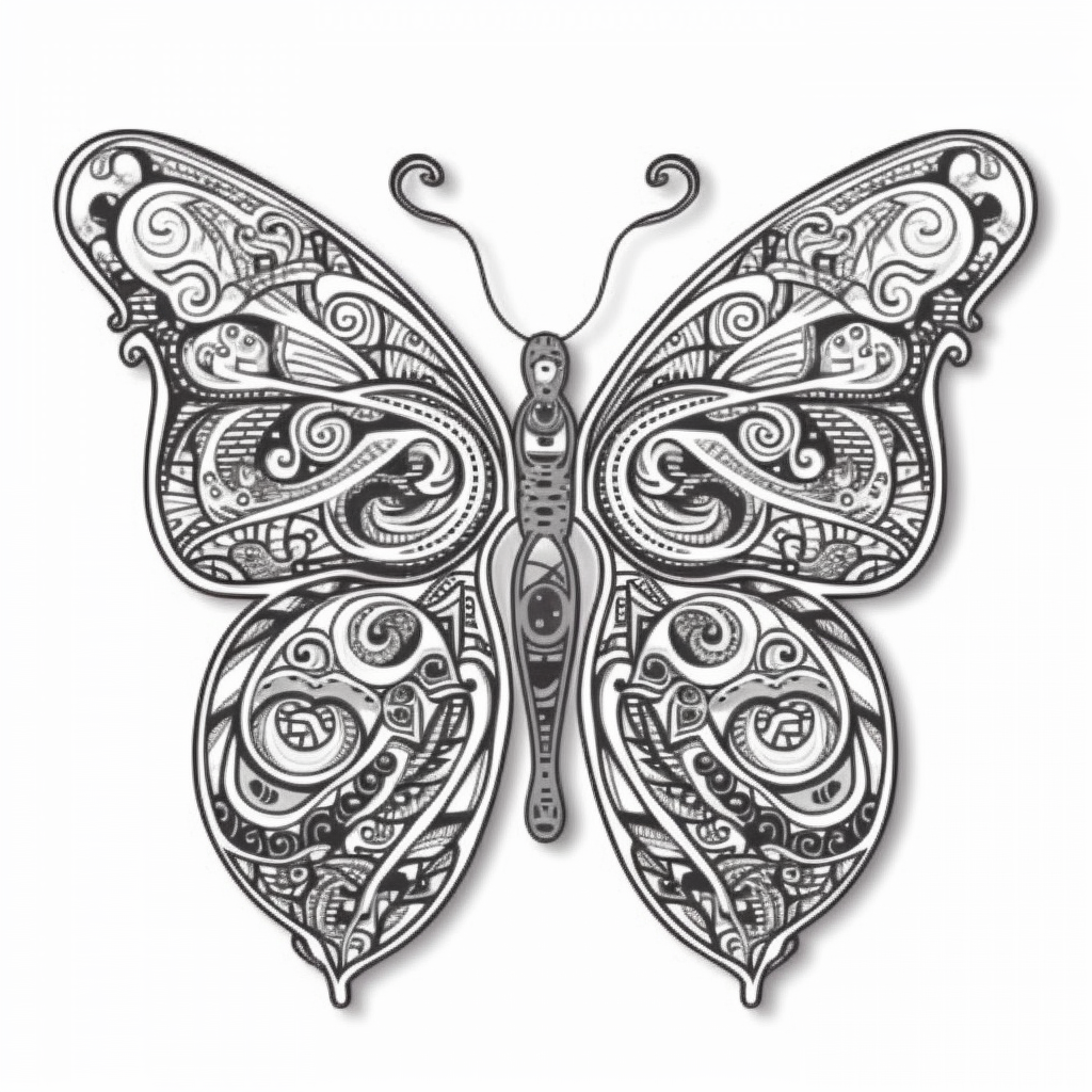 Butterfly Vinyl Decal Sticker for Car, Laptop, Tumbler and more # 005747