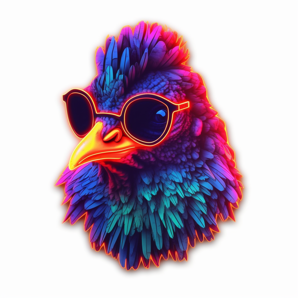 Chicken Vinyl Decal Sticker for Car, Laptop, Tumbler and more # 006539