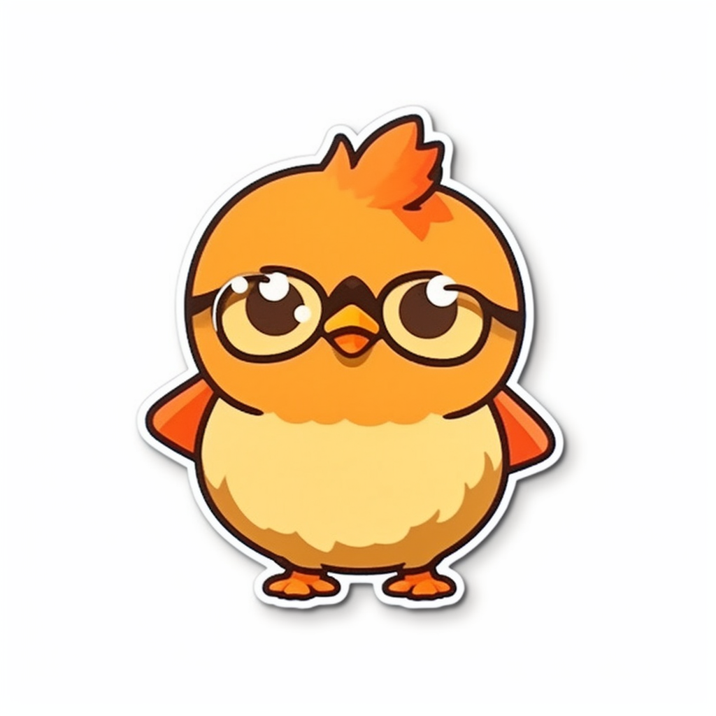 Chicken Vinyl Decal Sticker for Car, Laptop, Tumbler and more # 006584