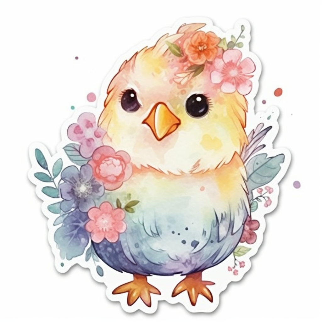 Chicken Vinyl Decal Sticker for Car, Laptop, Tumbler and more # 006530