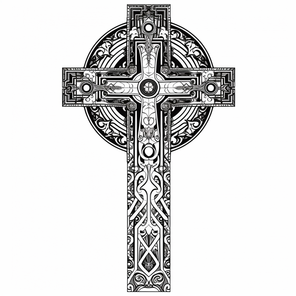 Christian Cross Vinyl Decal Sticker for Car, Laptop, Tumbler and more # 007832
