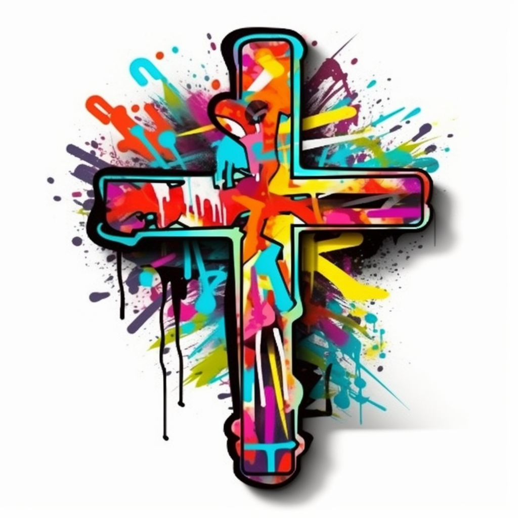 Christian Cross Vinyl Decal Sticker for Car, Laptop, Tumbler and more # 007853