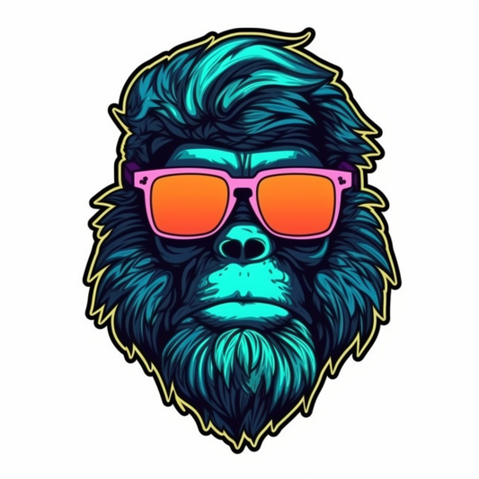Big Foot Vinyl Decal Sticker for Car, Laptop, Tumbler and more # 006804