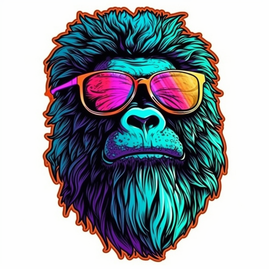 Big Foot Vinyl Decal Sticker for Car, Laptop, Tumbler and more # 006807