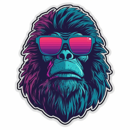 Big Foot Vinyl Decal Sticker for Car, Laptop, Tumbler and more # 006802