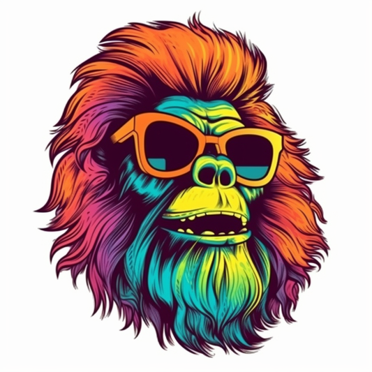 Big Foot Vinyl Decal Sticker for Car, Laptop, Tumbler and more # 006799