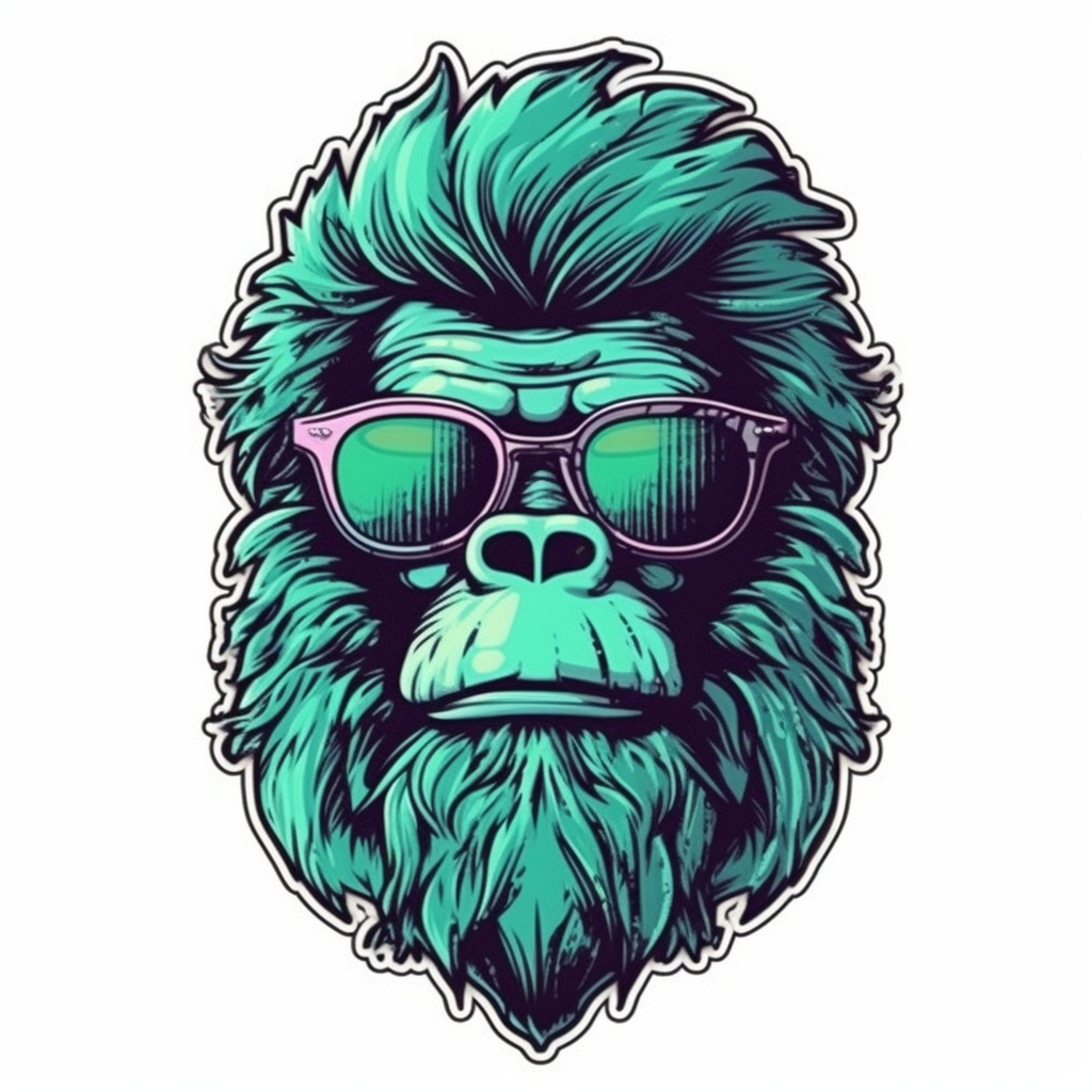 Big Foot Vinyl Decal Sticker for Car, Laptop, Tumbler and more # 006806