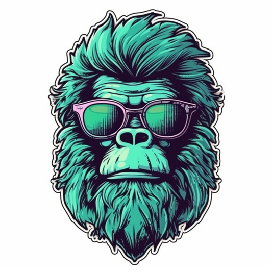 Big Foot Vinyl Decal Sticker for Car, Laptop, Tumbler and more # 006806