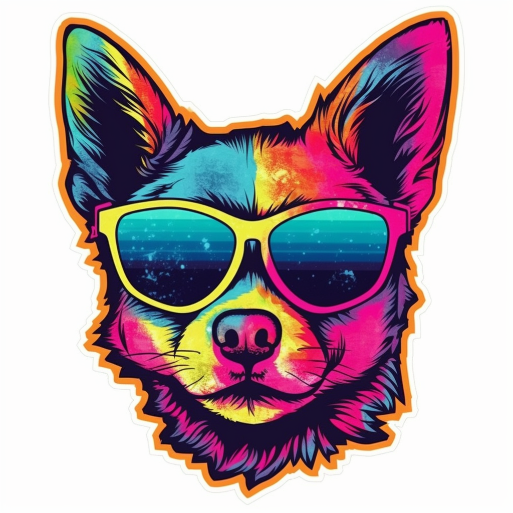 Chihuahua Dog Vinyl Decal Sticker for Car, Laptop, Tumbler and more # 003710
