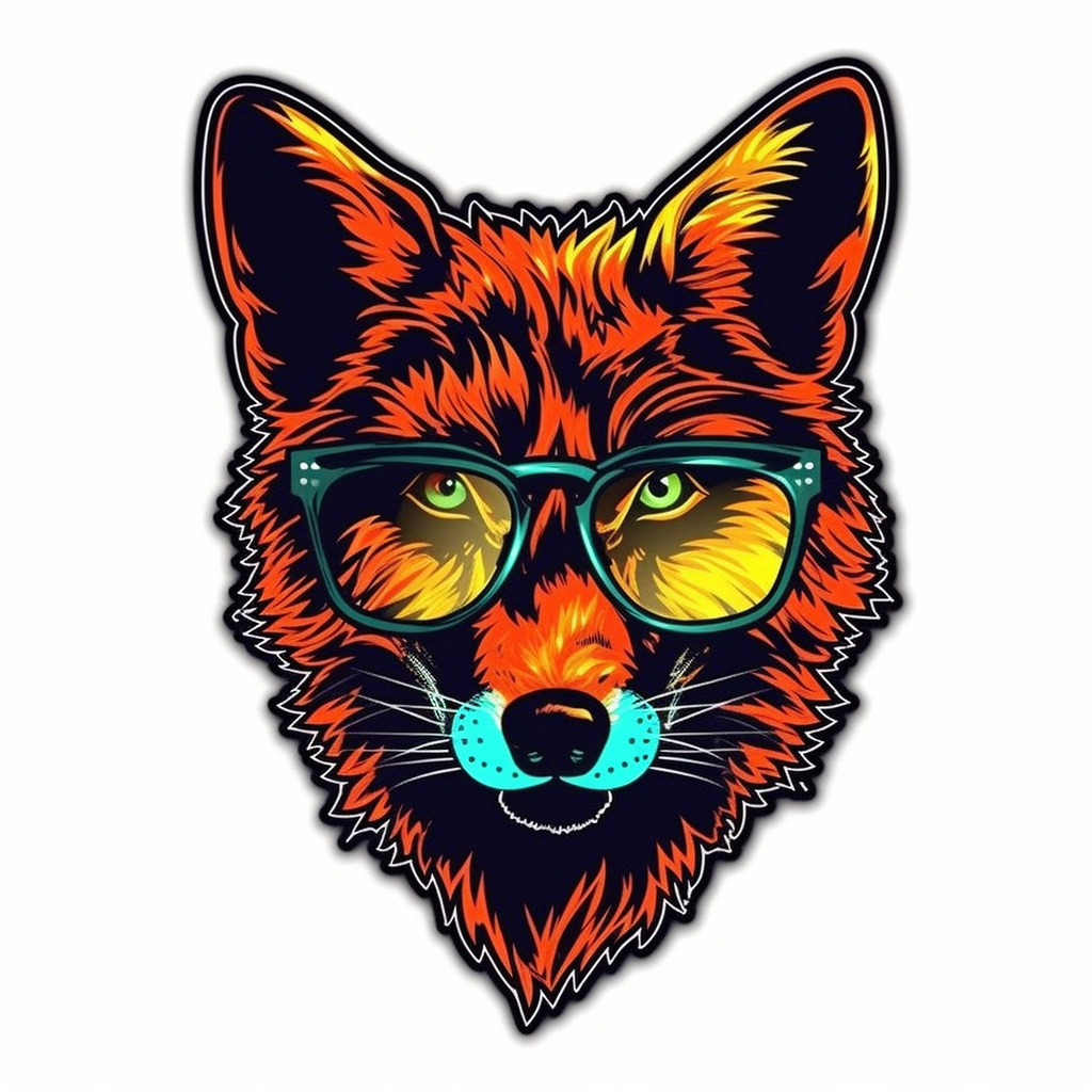 Fox Vinyl Decal Sticker for Car, Laptop, Tumbler and more # 00419