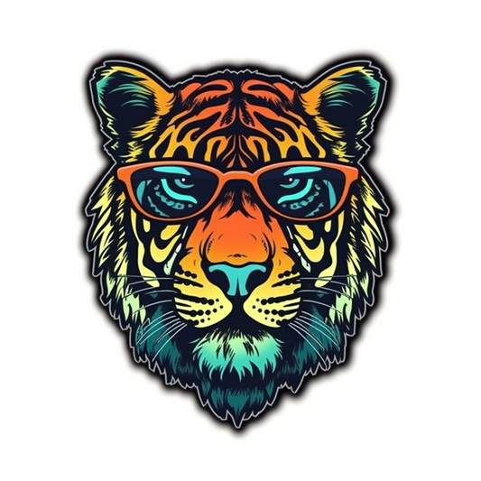 Tiger Vinyl Decal Sticker for Car, Laptop, Tumbler and more # 00527