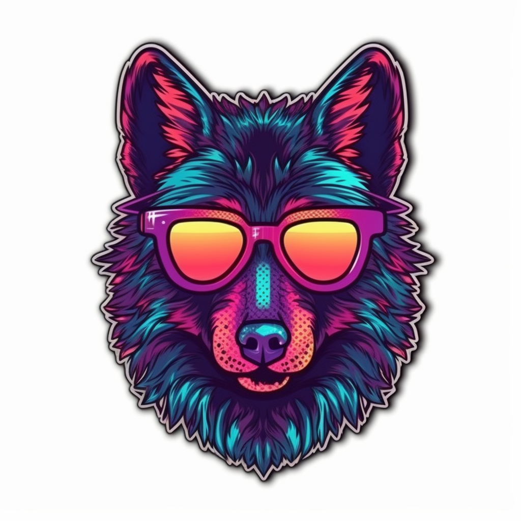 Wolf Vinyl Decal Sticker for Car, Laptop, Tumbler and more # 001807