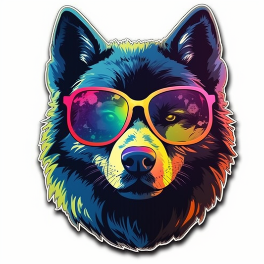 Yin Yang Dog Vinyl Decal Sticker for Car, Laptop, Tumbler and more # 005553