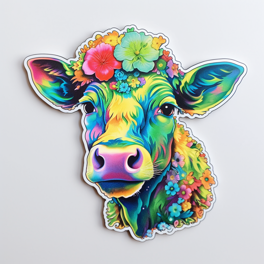 Cow Vinyl Decal Sticker for Car, Laptop, Tumbler and more # 005652