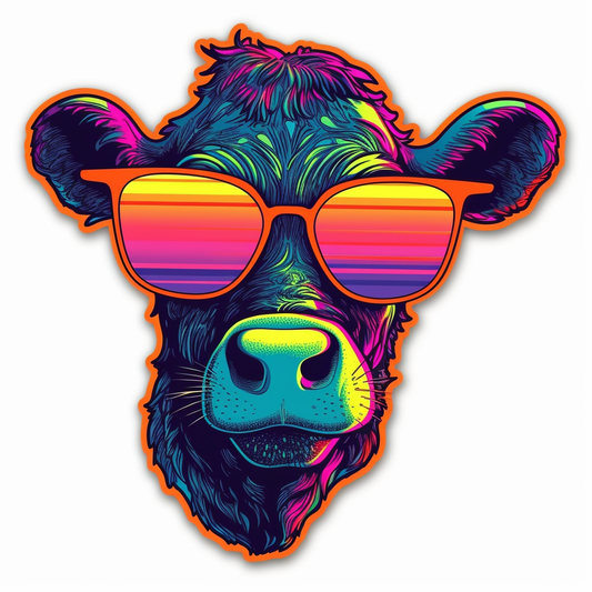 Cow Vinyl Decal Sticker for Car, Laptop, Tumbler and more # 005650