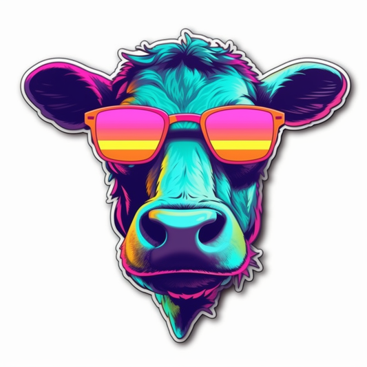 Cow Vinyl Decal Sticker for Car, Laptop, Tumbler and more # 005678