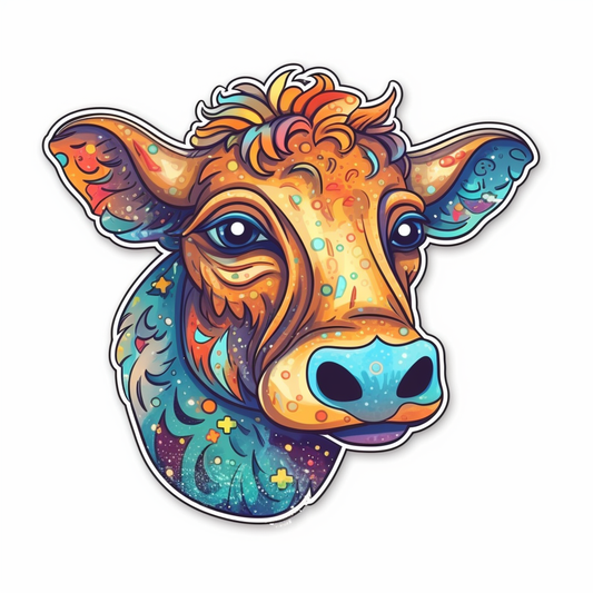 Cow Vinyl Decal Sticker for Car, Laptop, Tumbler and more # 005668