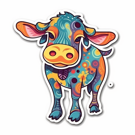 Cow Vinyl Decal Sticker for Car, Laptop, Tumbler and more # 005657