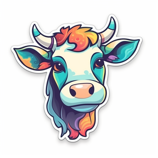 Cow Vinyl Decal Sticker for Car, Laptop, Tumbler and more # 005644