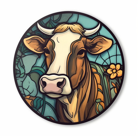 Cow Vinyl Decal Sticker for Car, Laptop, Tumbler and more # 005667