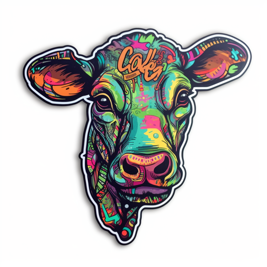 Cow Vinyl Decal Sticker for Car, Laptop, Tumbler and more # 005663