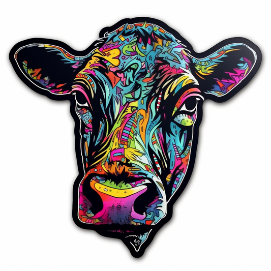 Cow Vinyl Decal Sticker for Car, Laptop, Tumbler and more # 005646