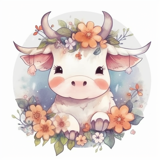 Cow Vinyl Decal Sticker for Car, Laptop, Tumbler and more # 005681