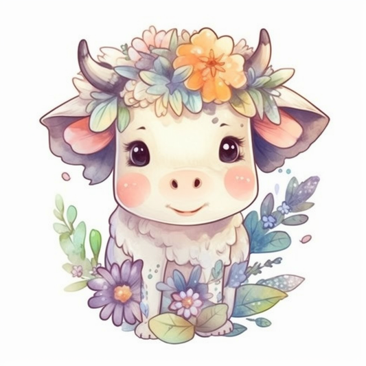 Cow Vinyl Decal Sticker for Car, Laptop, Tumbler and more # 005671