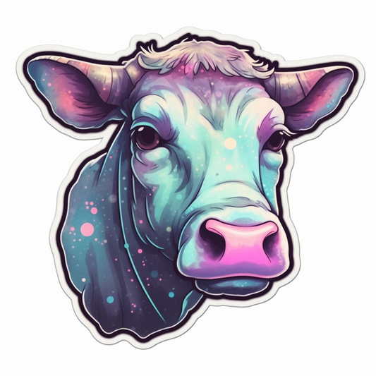 Cow Vinyl Decal Sticker for Car, Laptop, Tumbler and more # 005685
