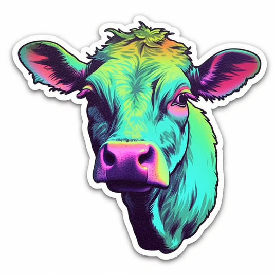 Cow Vinyl Decal Sticker for Car, Laptop, Tumbler and more # 005660