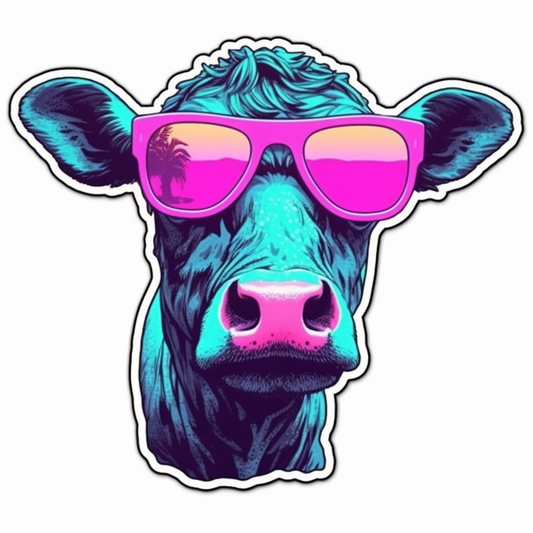 Cow Vinyl Decal Sticker for Car, Laptop, Tumbler and more # 005716