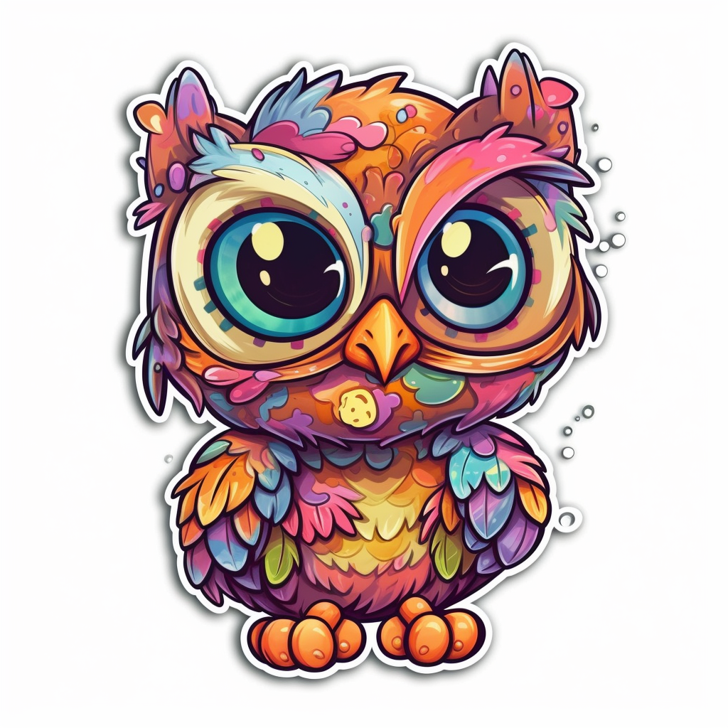 owl Vinyl Decal Sticker for Car, Laptop, Tumbler and more # 008093