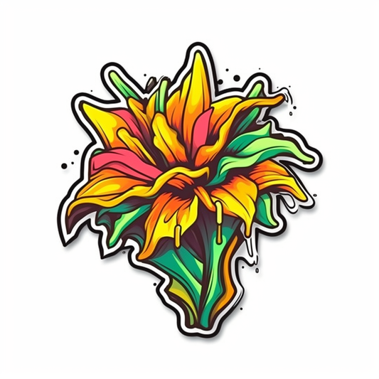 Daffodil Flower Vinyl Decal Sticker for Car, Laptop, Tumbler and more # 006374