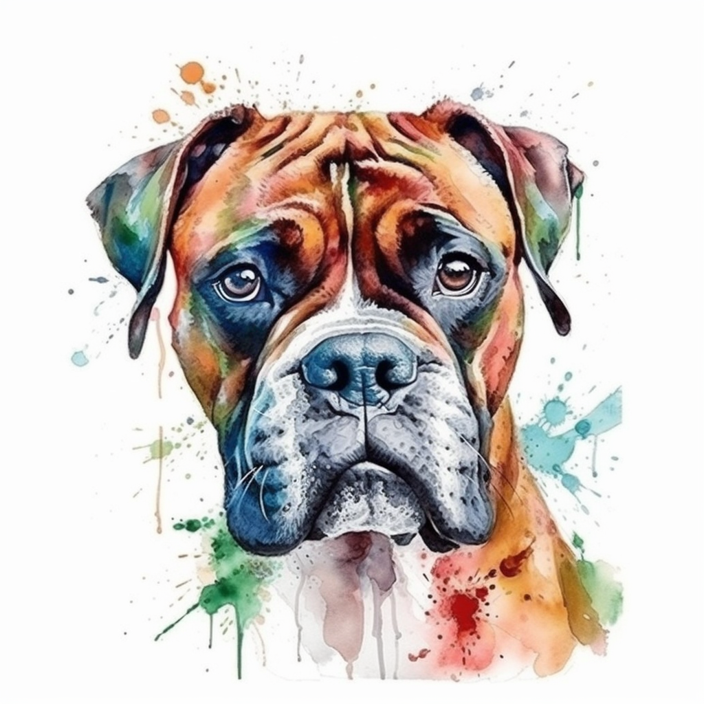 Boxer Dog Vinyl Decal Sticker for Car, Laptop, Tumbler and more # 001921