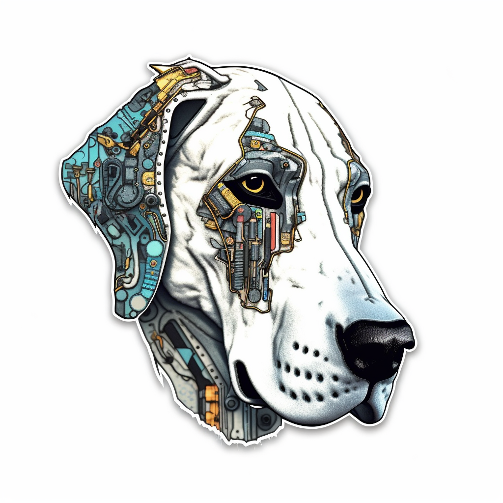 Great Dane Dog Vinyl Decal Sticker for Car, Laptop, Tumbler and more # 001986