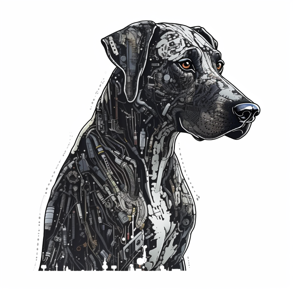 Great Dane Dog Vinyl Decal Sticker for Car, Laptop, Tumbler and more # 2242