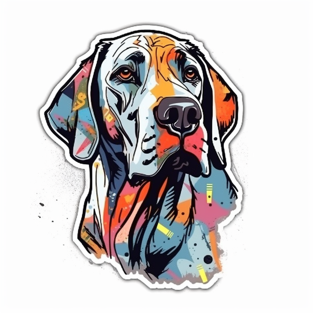 Great Dane Dog Vinyl Decal Sticker for Car, Laptop, Tumbler and more # 2252