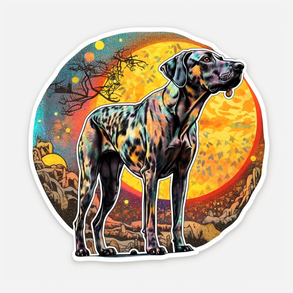 Great Dane Dog Vinyl Decal Sticker for Car, Laptop, Tumbler and more # 2282