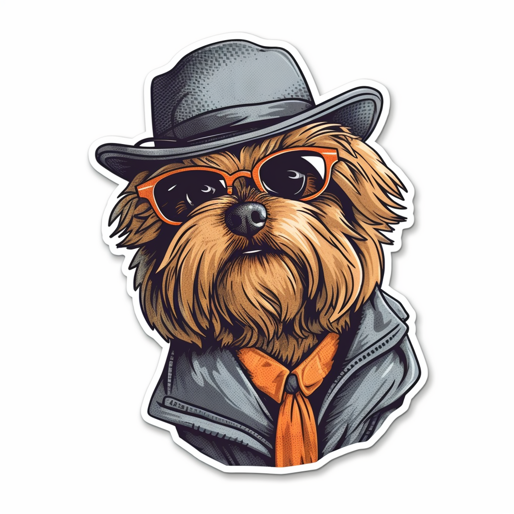 Yorkshire Dog Vinyl Decal Sticker for Car, Laptop, Tumbler and more # 2144