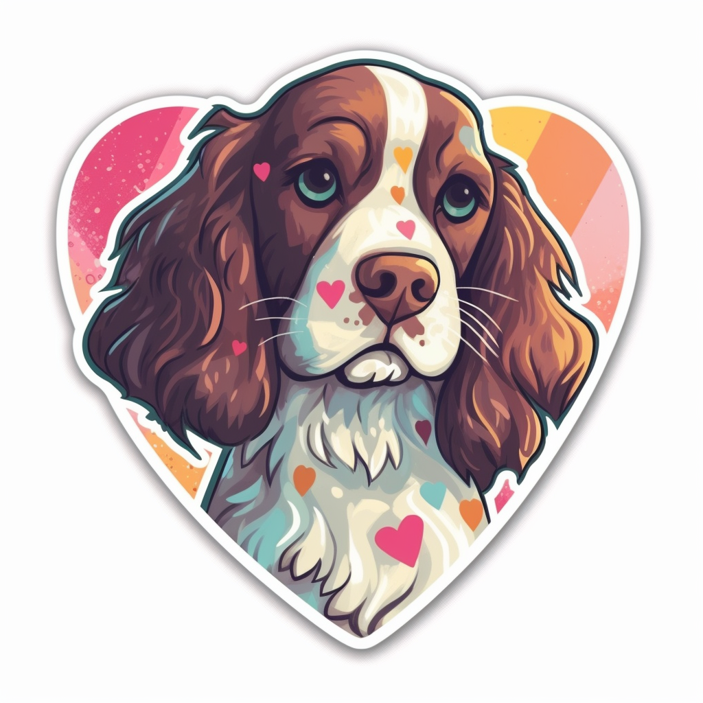 English Springer Spaniel Dog Vinyl Decal Sticker for Car, Laptop, Tumbler and more # 007495