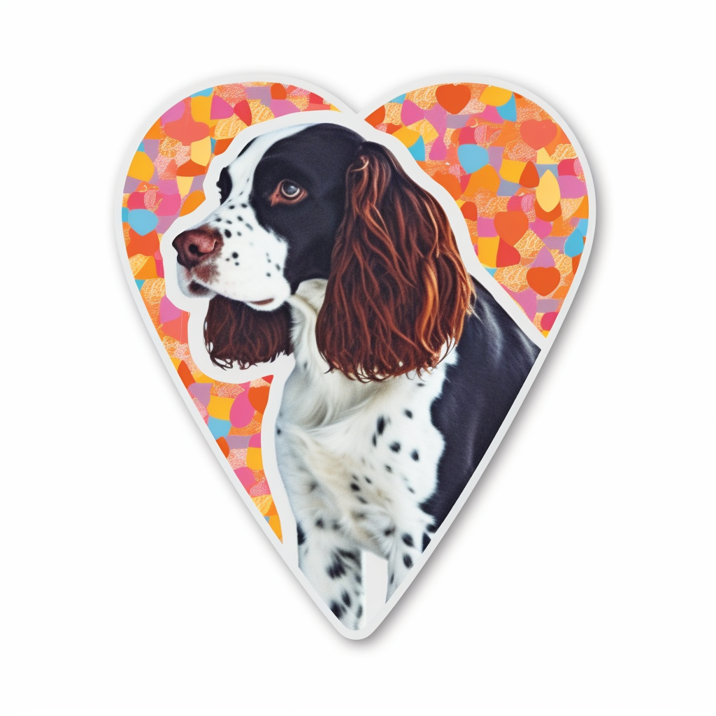 English Springer Spaniel Dog Vinyl Decal Sticker for Car, Laptop, Tumbler and more # 007503