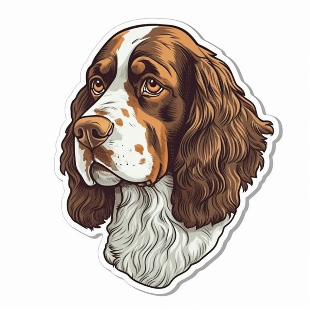 English Springer Spaniel Dog Vinyl Decal Sticker for Car, Laptop, Tumbler and more # 007461