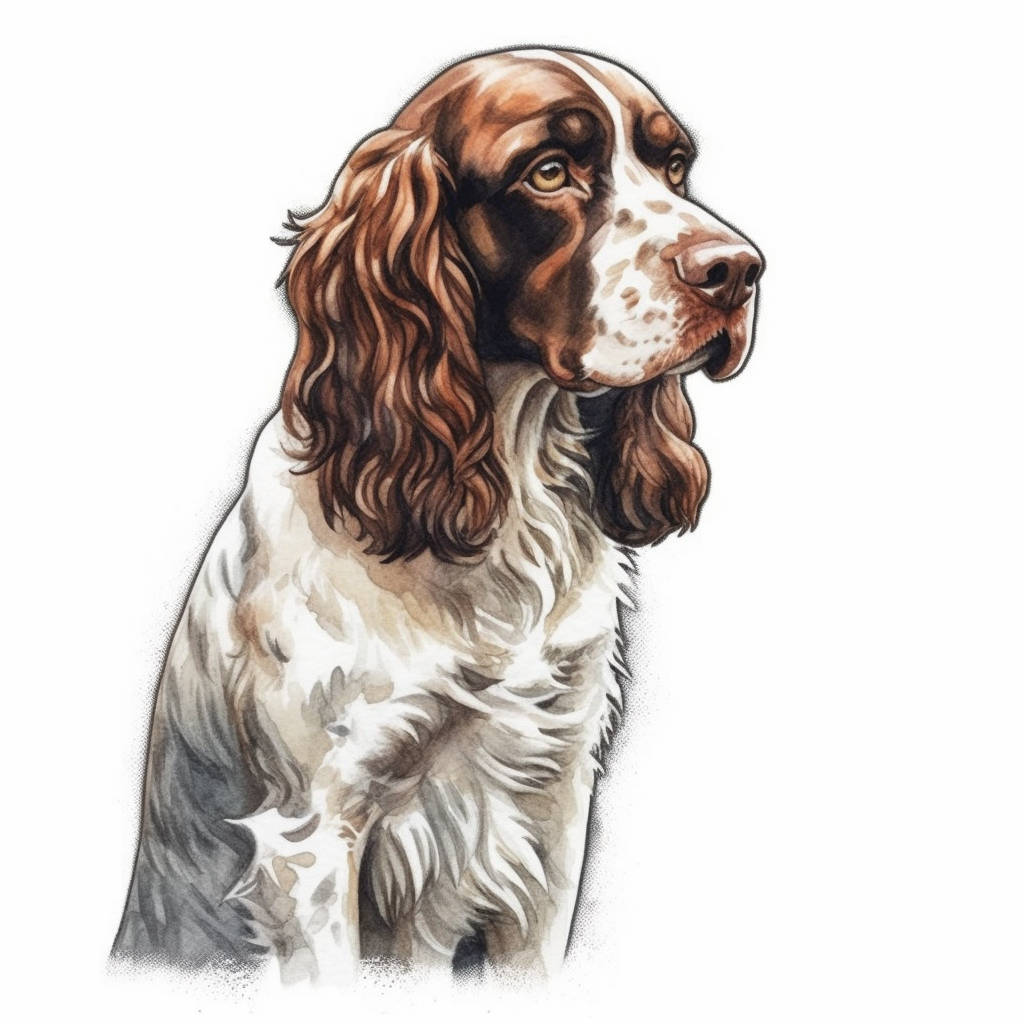English Springer Spaniel Dog Vinyl Decal Sticker for Car, Laptop, Tumbler and more # 007524