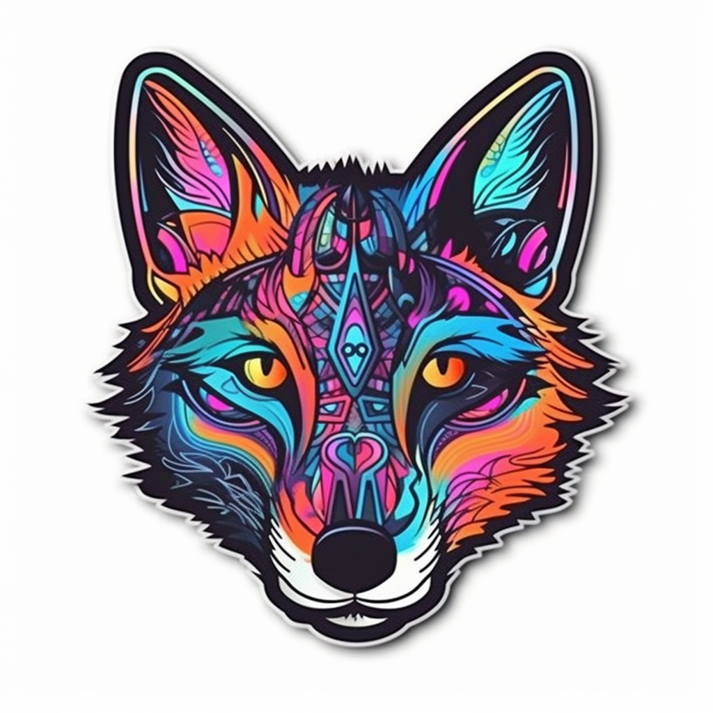 Fox Vinyl Decal Sticker for Car, Laptop, Tumbler and more # 00462